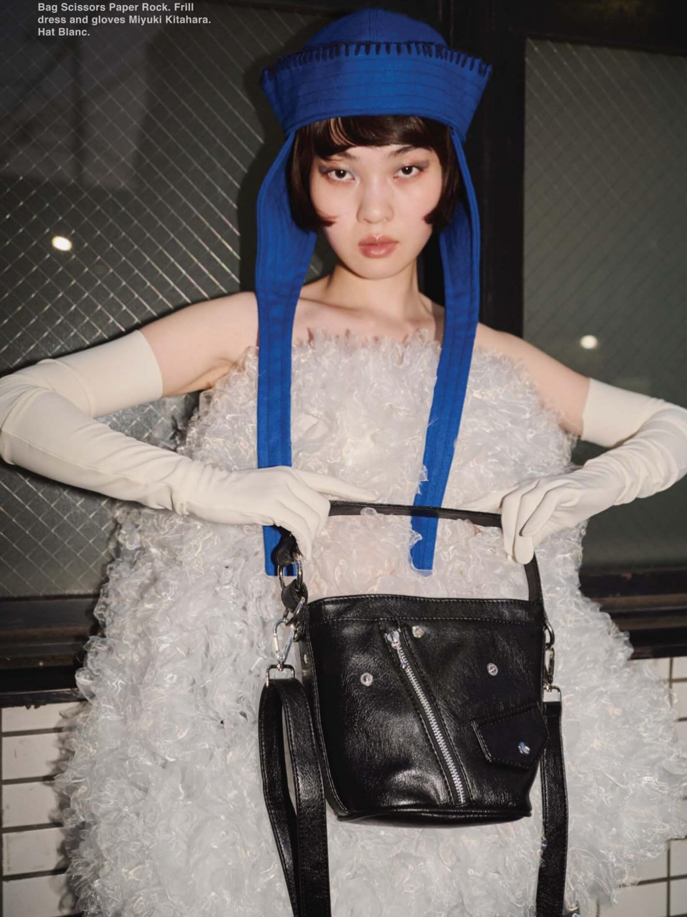 DEW MAGAZINEにて、BLANC ブルーのセーラー風の帽子Bayを着用しています💙

#blanc #ブランク  #h3otokyo