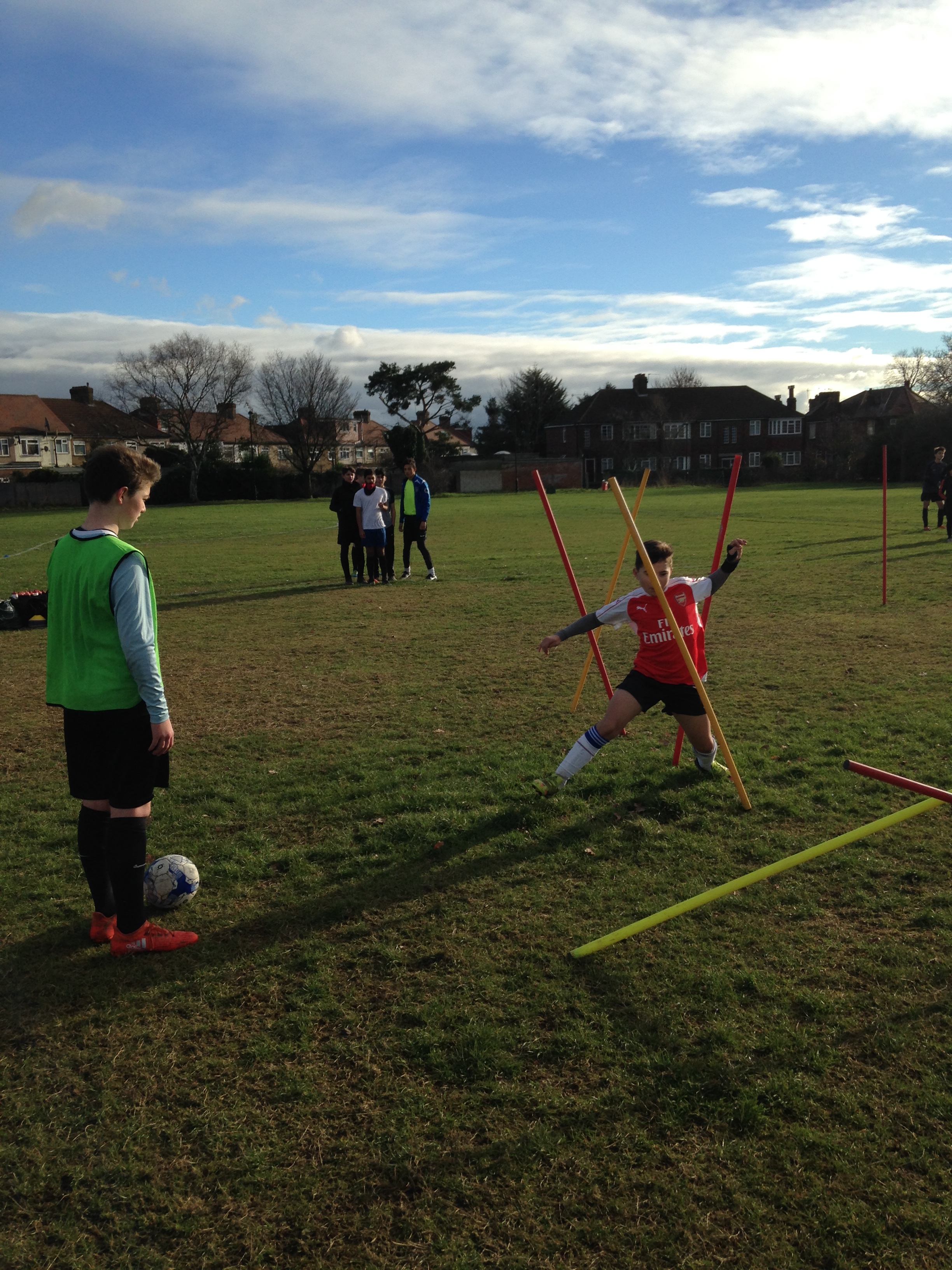 Edmonton Rangers Football Club U14s - The Cobras, training session