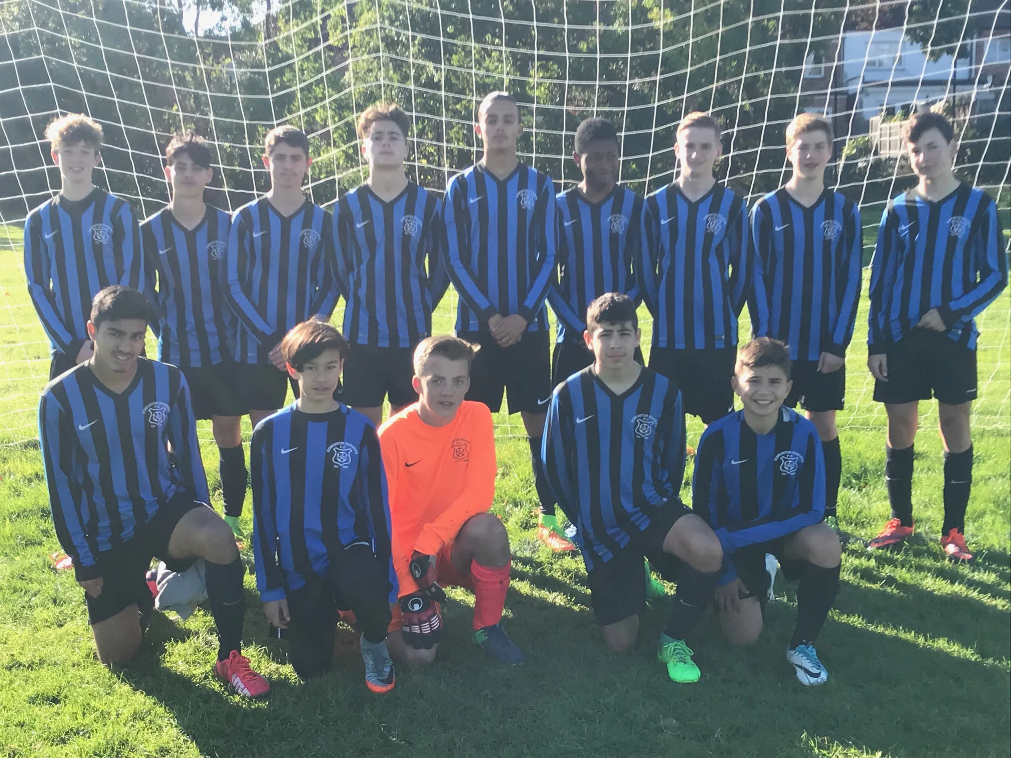 Edmonton Rangers Cobras team before playing AFC Wembley... missing injured Alex and Brijon
