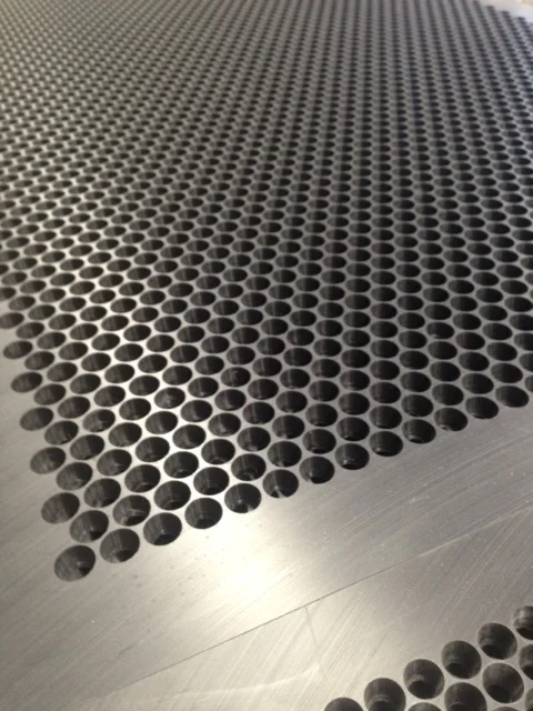 Tapered holes in HDPE