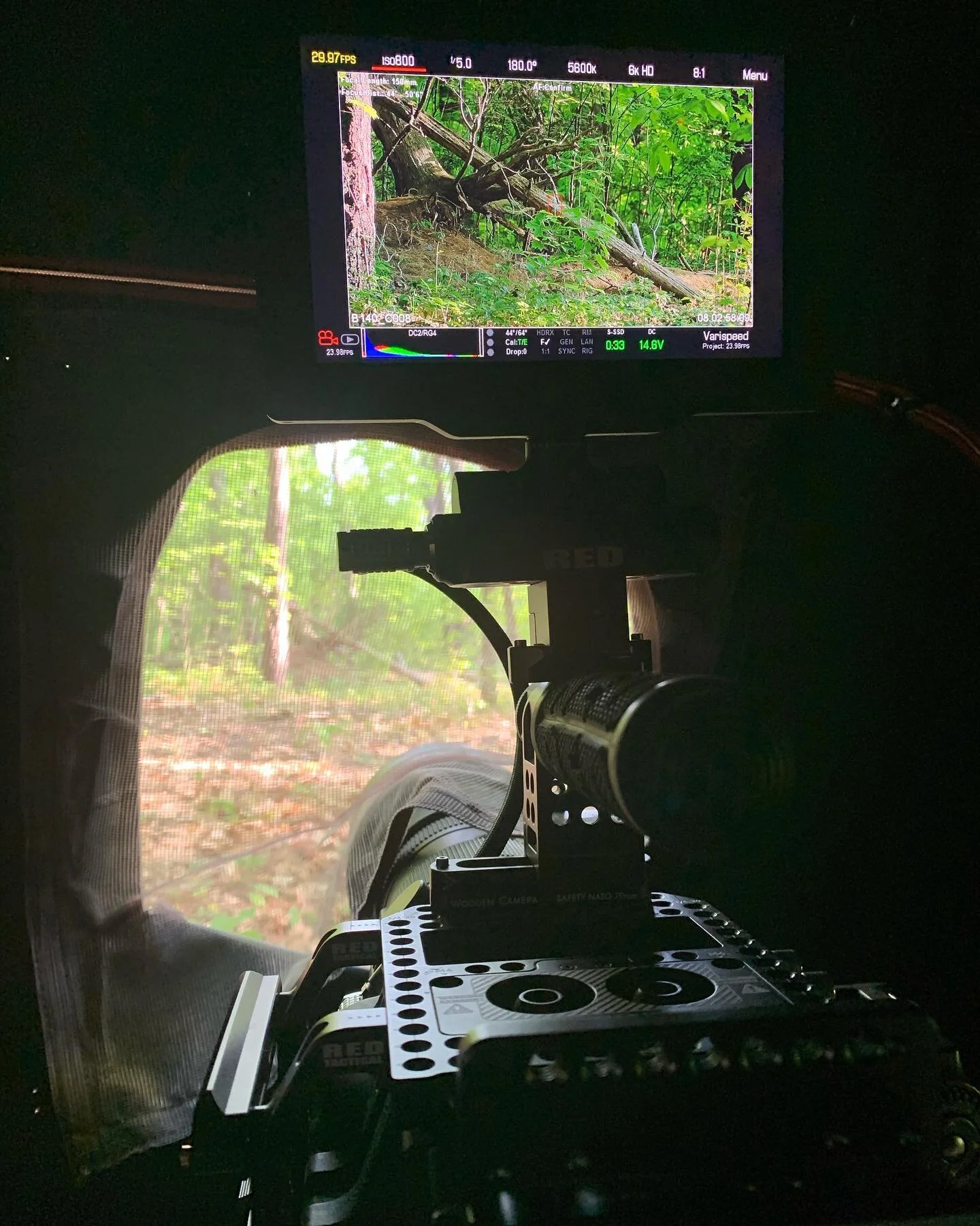 Nothing like early morning hide work! 

#mainefilm #maine #naturalhistoryfilmmaking #naturephotography #r3d #reddigitalcinema
