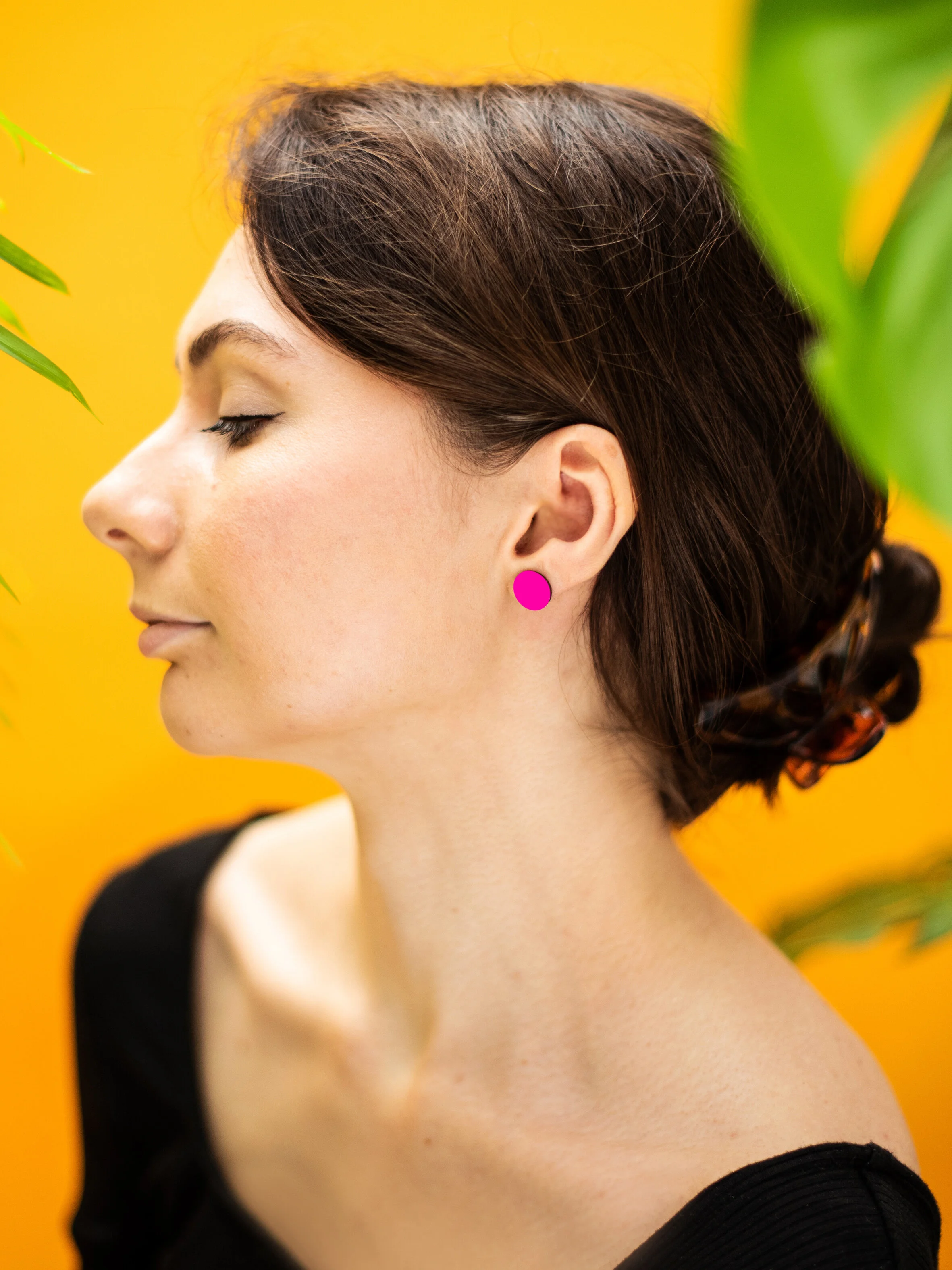 Fluro Pink Stud