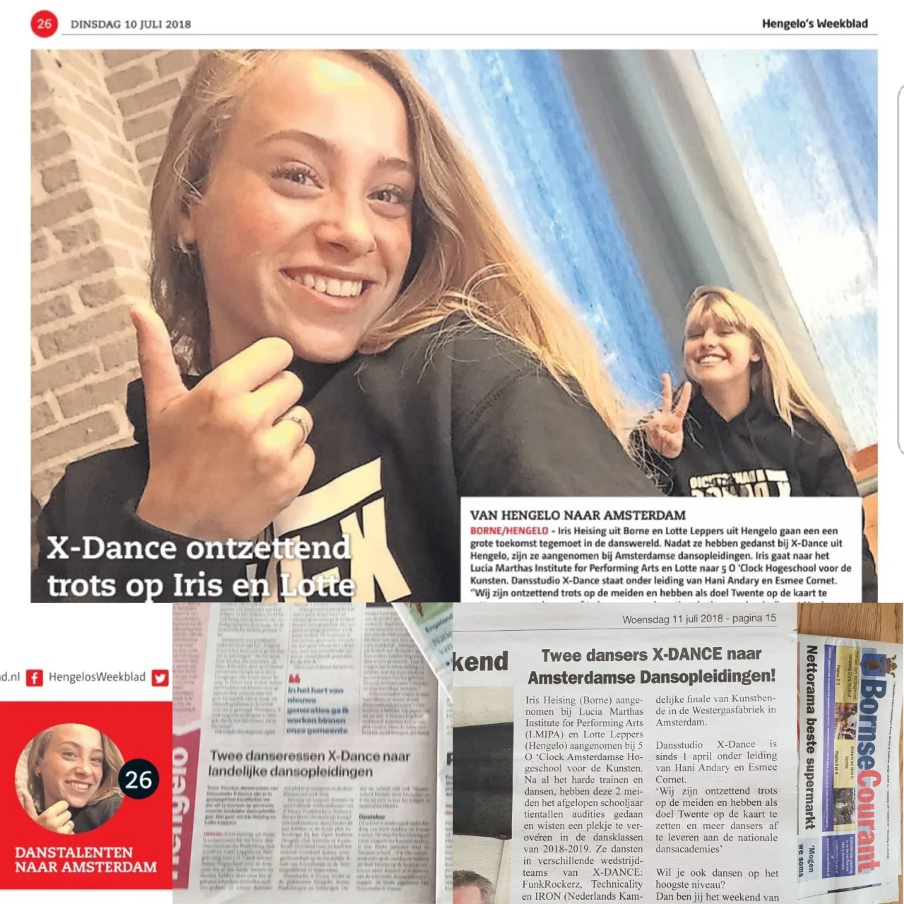 X-Dance ontzettend trots op Iris en Lotte