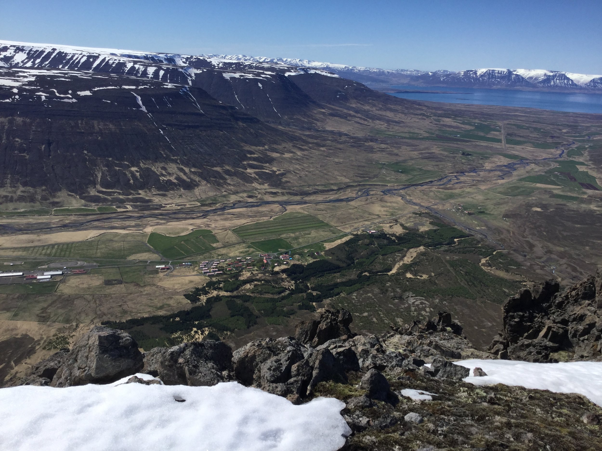 Hólar seen from above