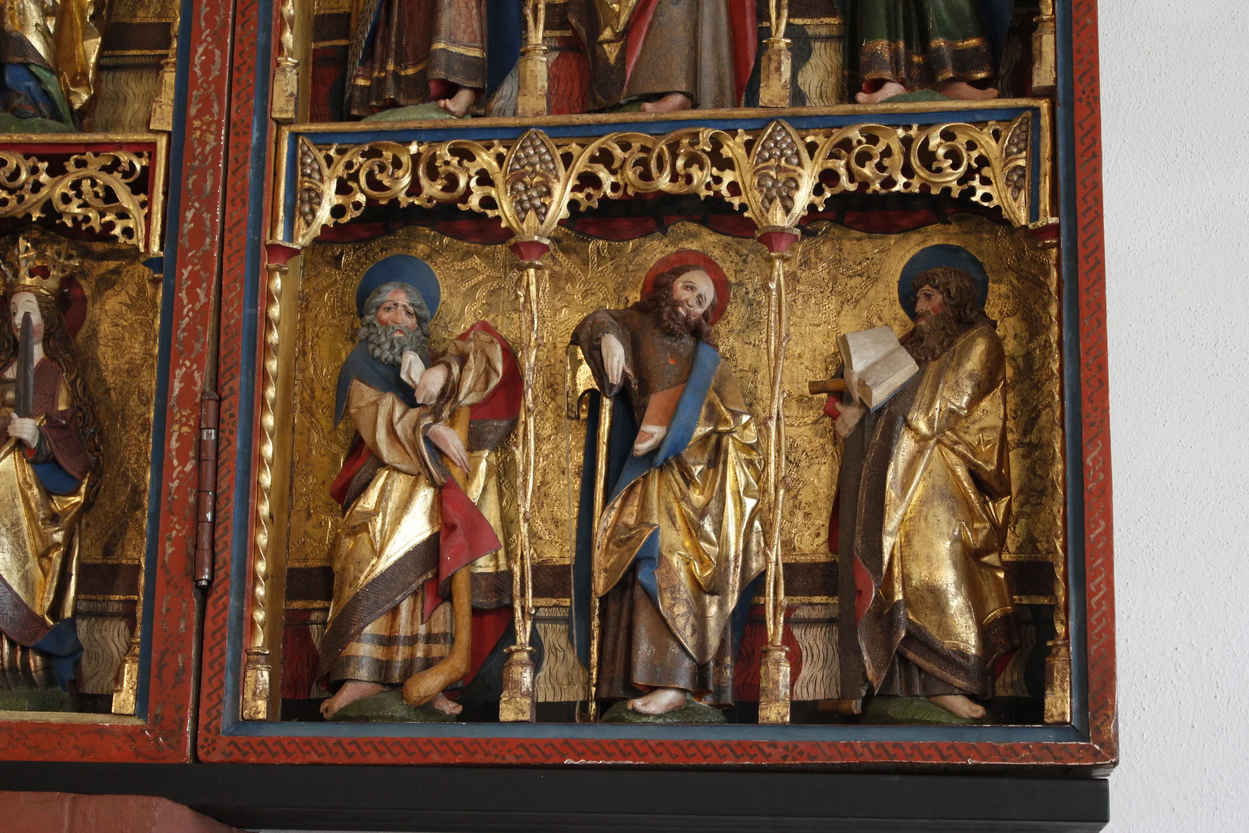 Detail from the altarpiece in the Cathedral, dating back from the early 16th Century.
