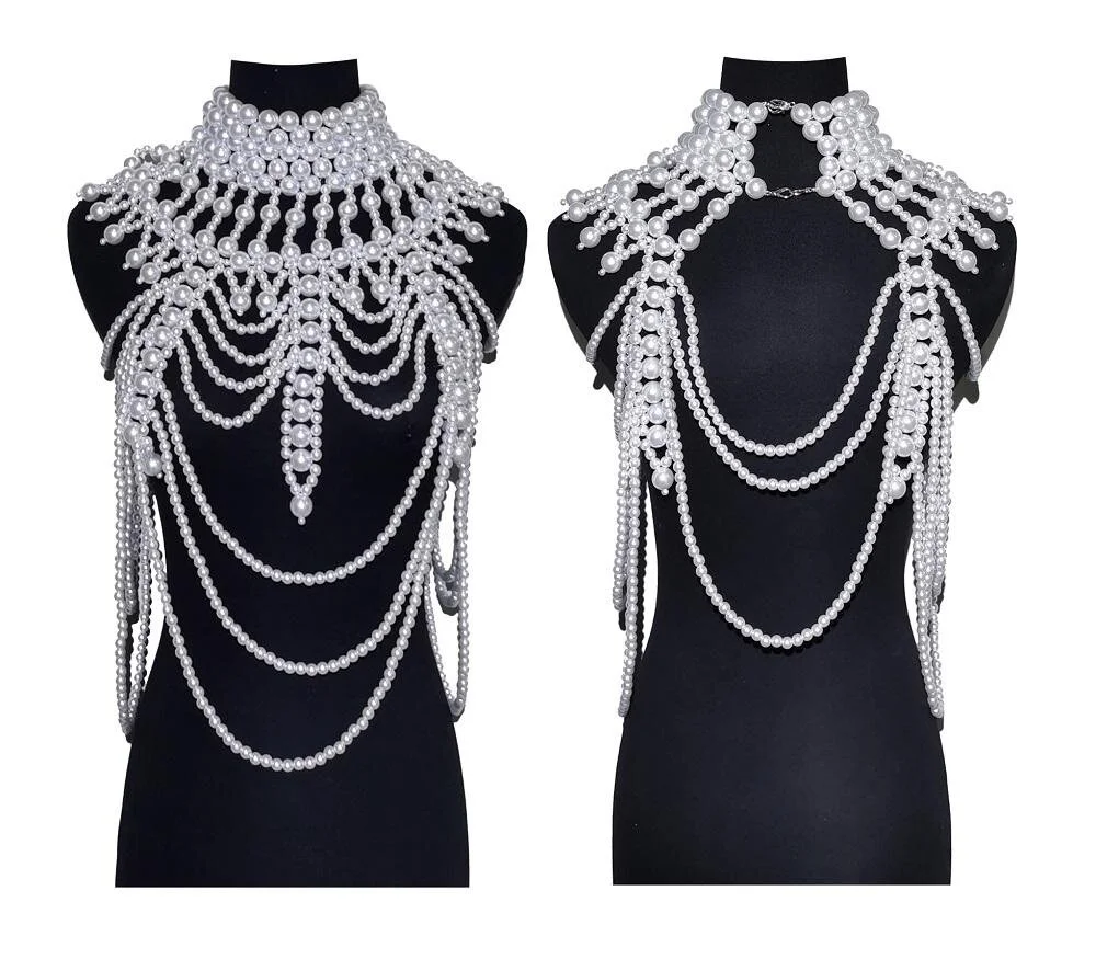 NightOut|white, body pearl, set|SQ6805790|Christina E. Pearls