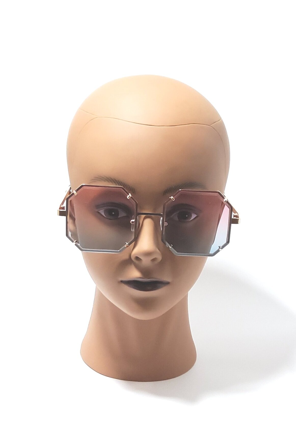 We outside blue pink