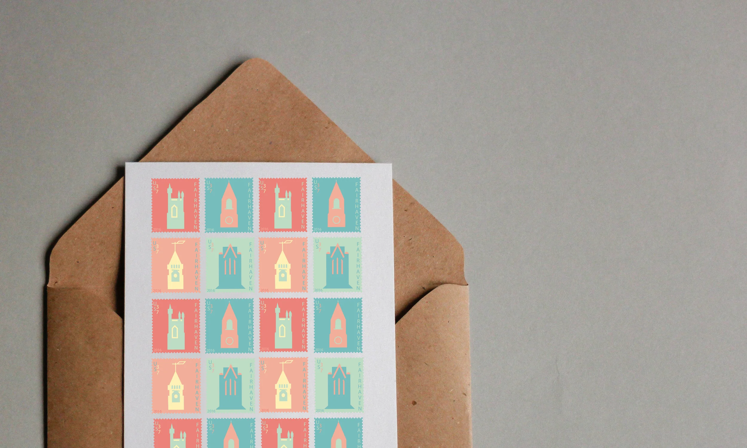 Fairhaven, MA Stamp Design