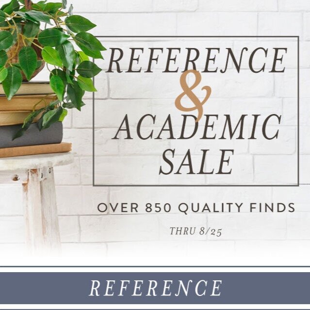 Reference &amp; Academic Sale