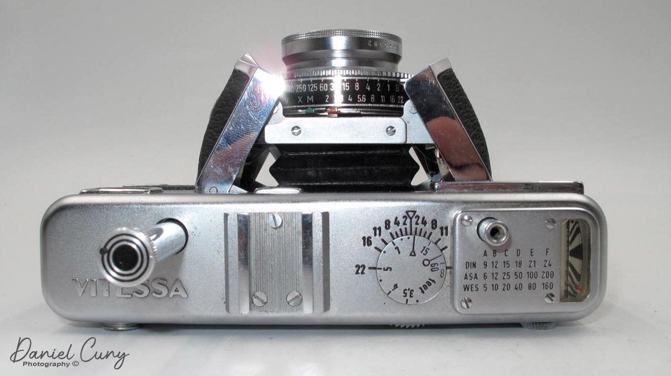 Top view of camera
