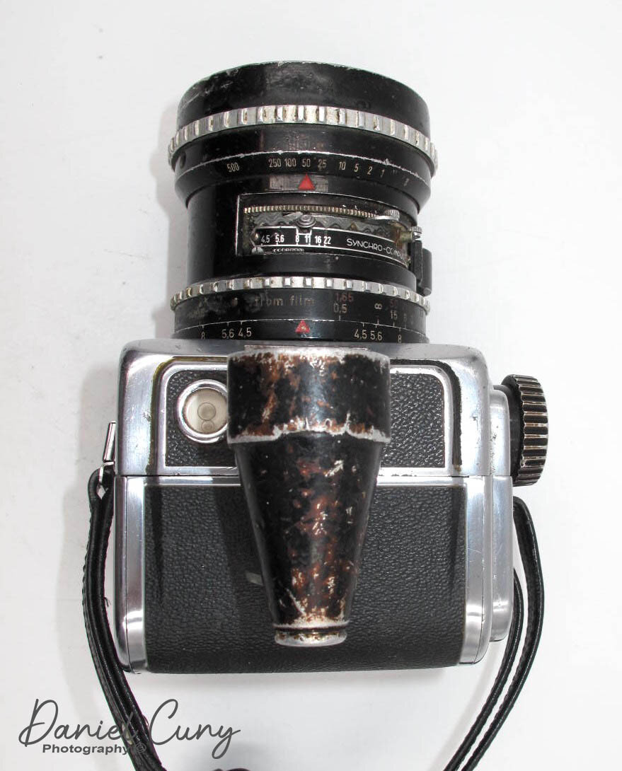 Top view of camera