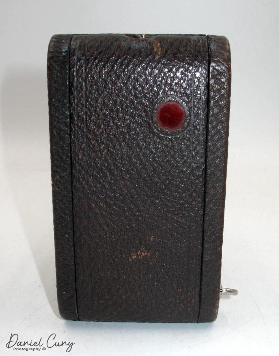 Back view of the No. 0 Folding Pocket Kodak camera
