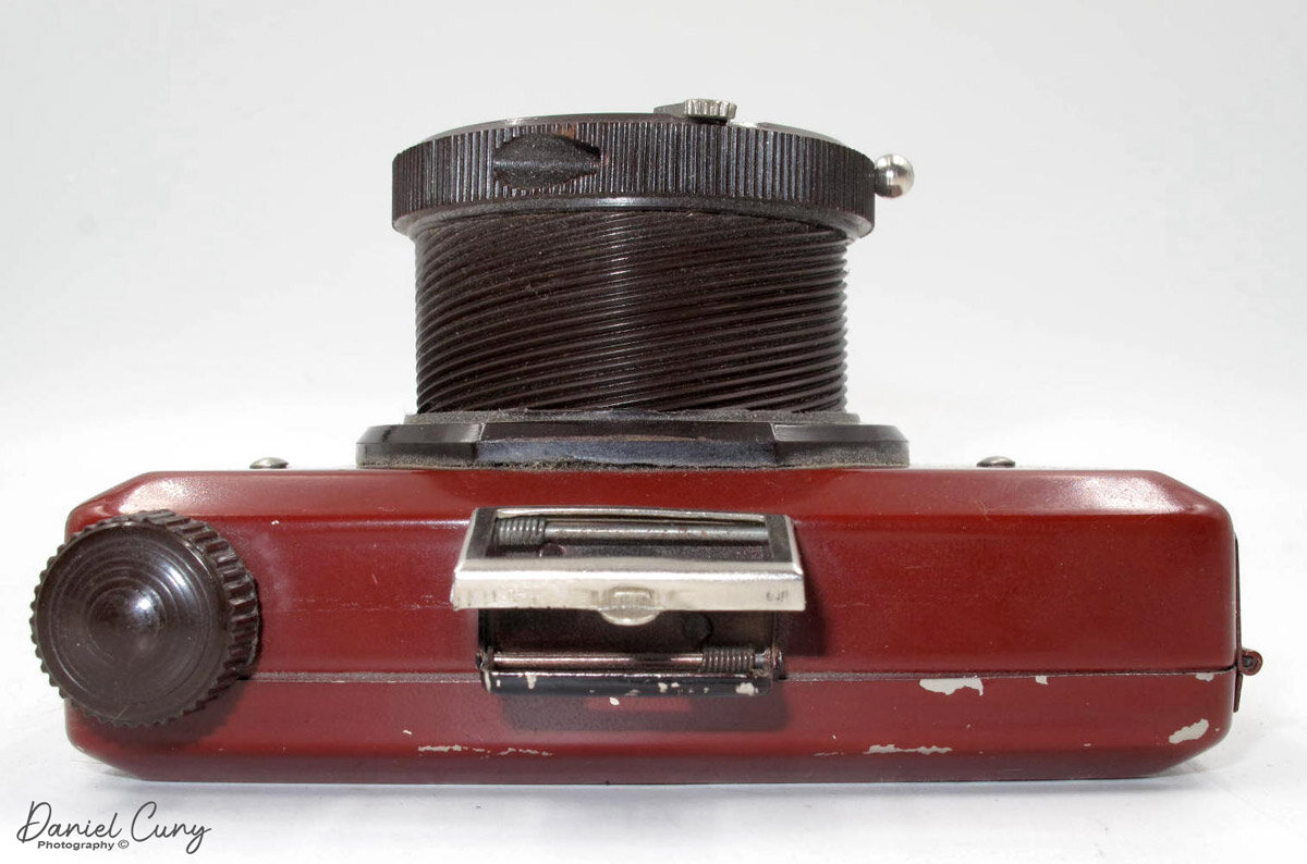 Top view of the Ruberg Art Deco Camera