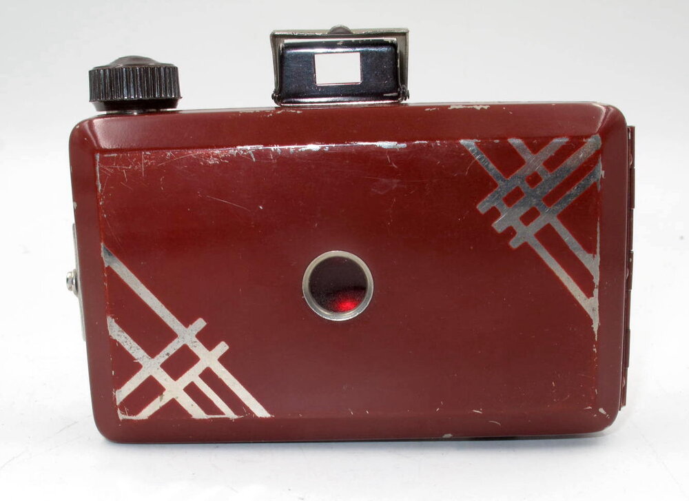 Back of the Ruberg Art Deco Camera