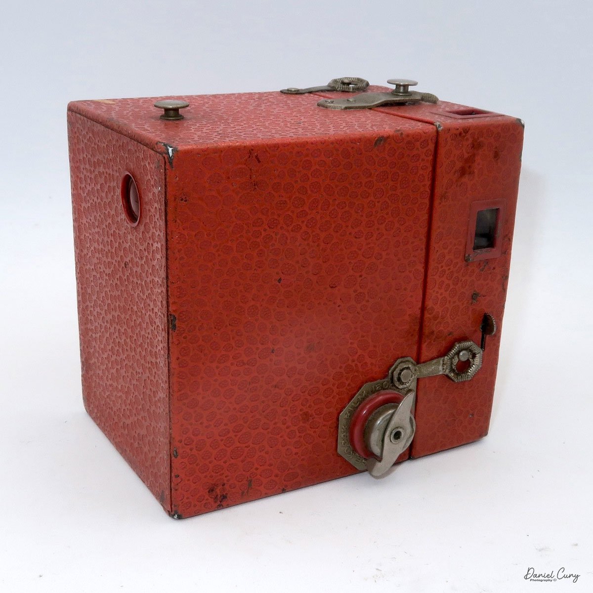 Different views of Rose Beau Brownie camera