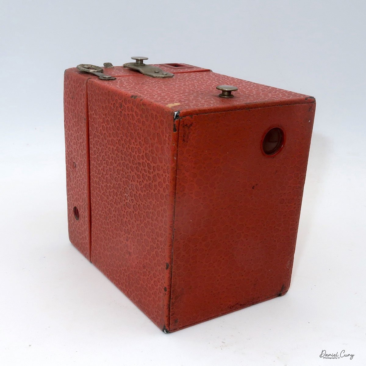 Different views of Rose Beau Brownie camera