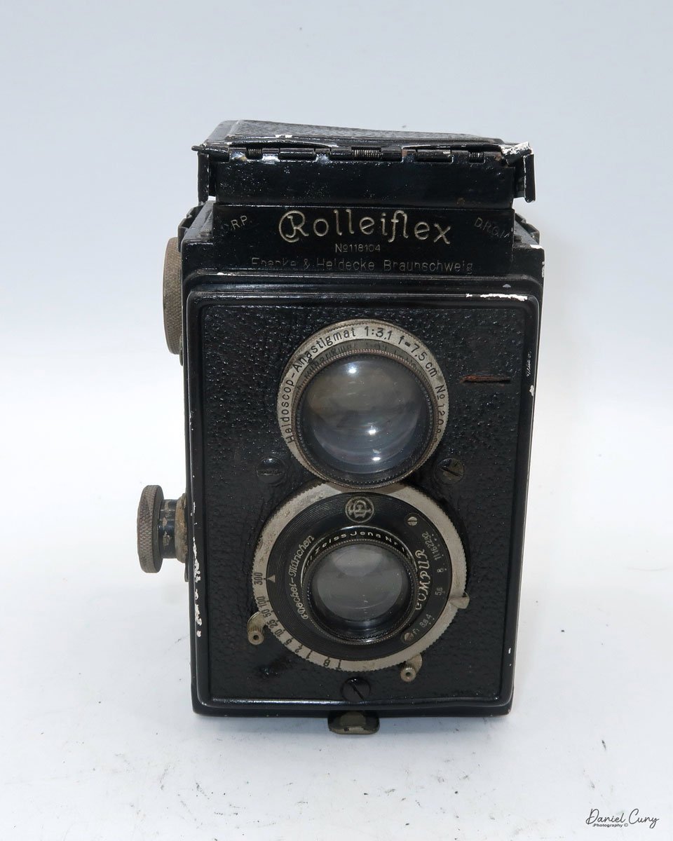 Different angles of the Original K1 Rolleiflex