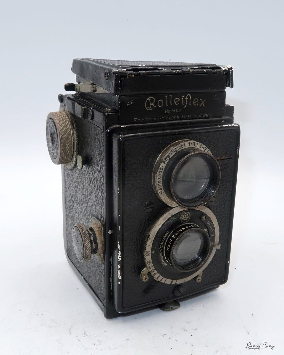Different angles of the Original K1 Rolleiflex