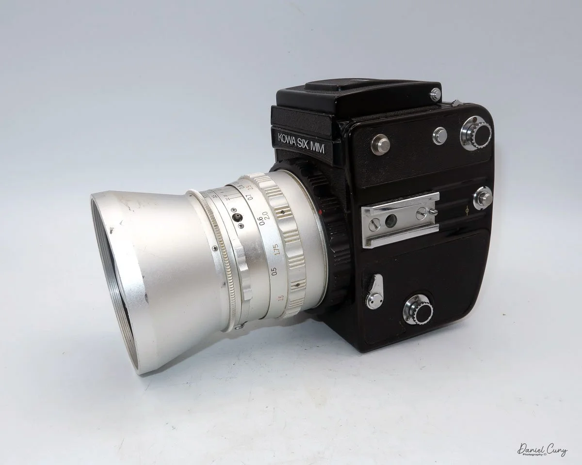 Different angles of Kowa Six MM camera