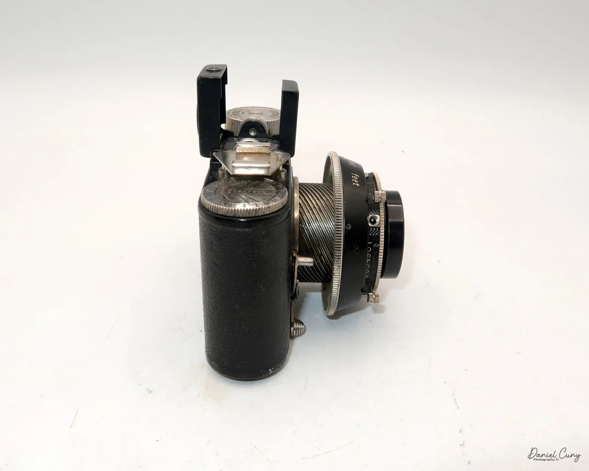 Different angles of the Nagel-Kodak Pupille camera