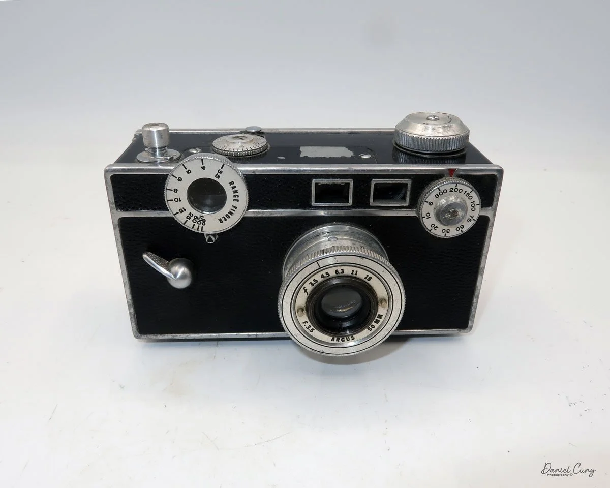 Different angles on Argus Model C camera
