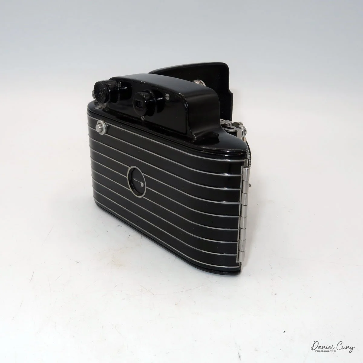 Different angles of the Kodak Bantam Special camera