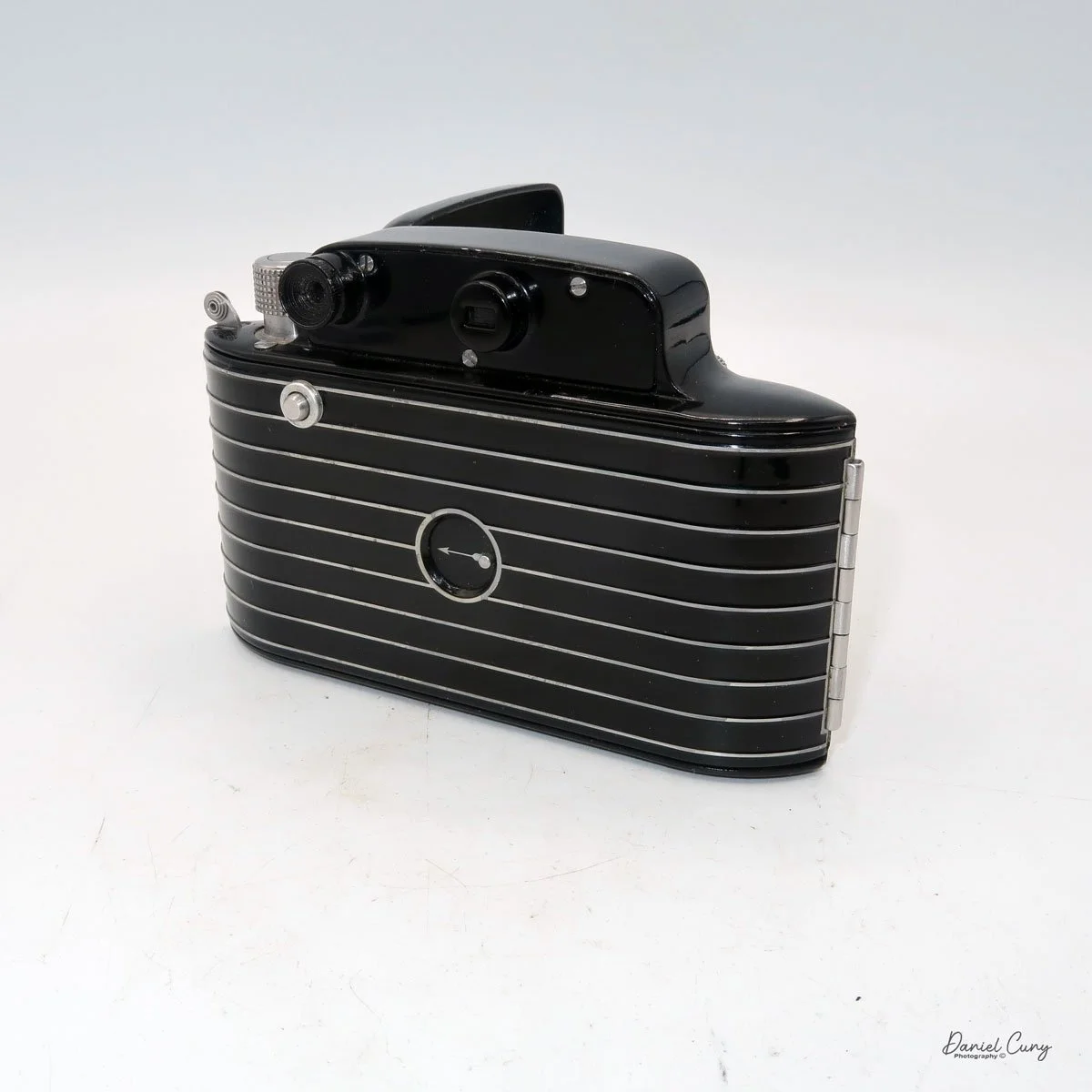 Different angles of the Kodak Bantam Special camera