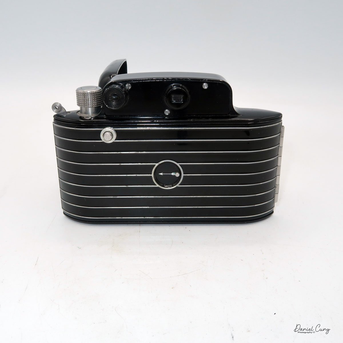 Different angles of the Kodak Bantam Special camera