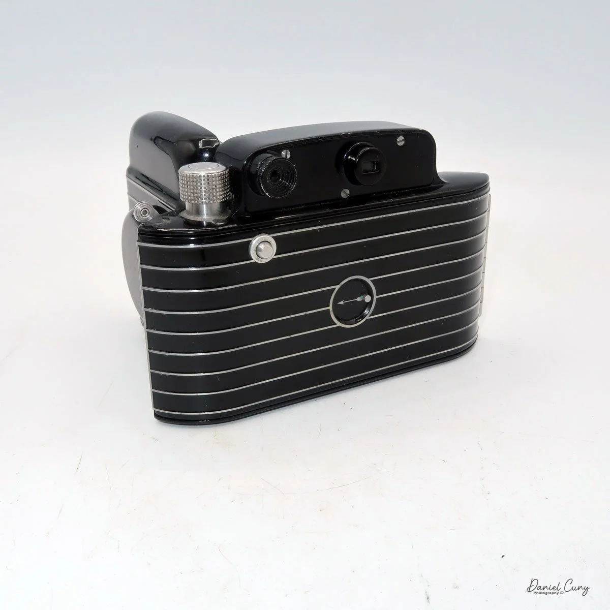 Different angles of the Kodak Bantam Special camera