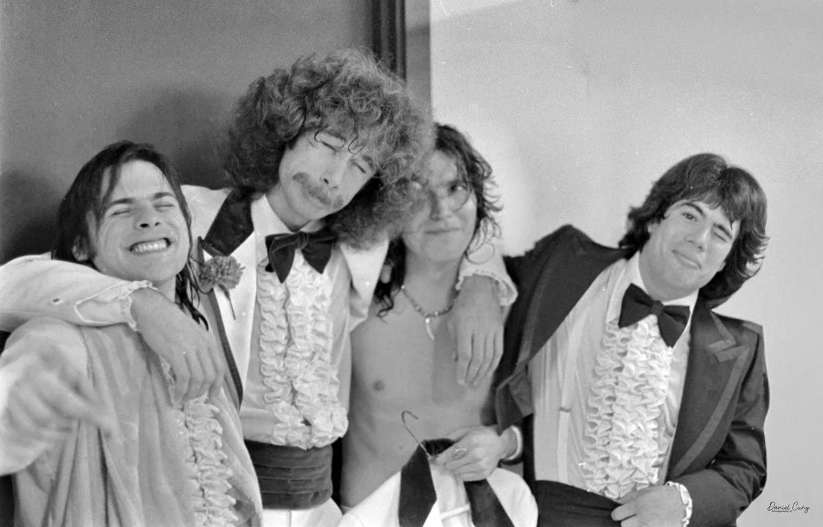 Pablo Cruise back stage before the show