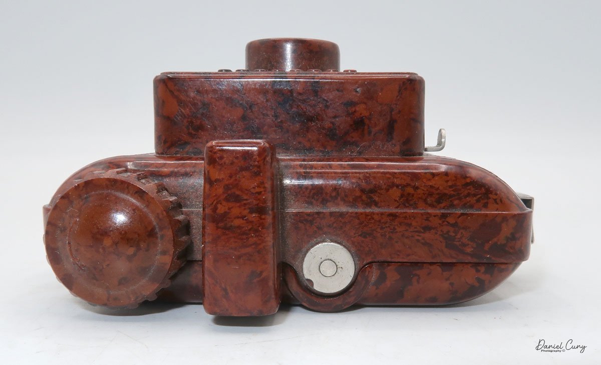 Top of camera with rotating disk