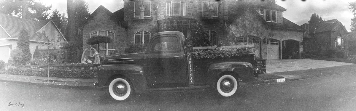 Neighbors beautiful old truck