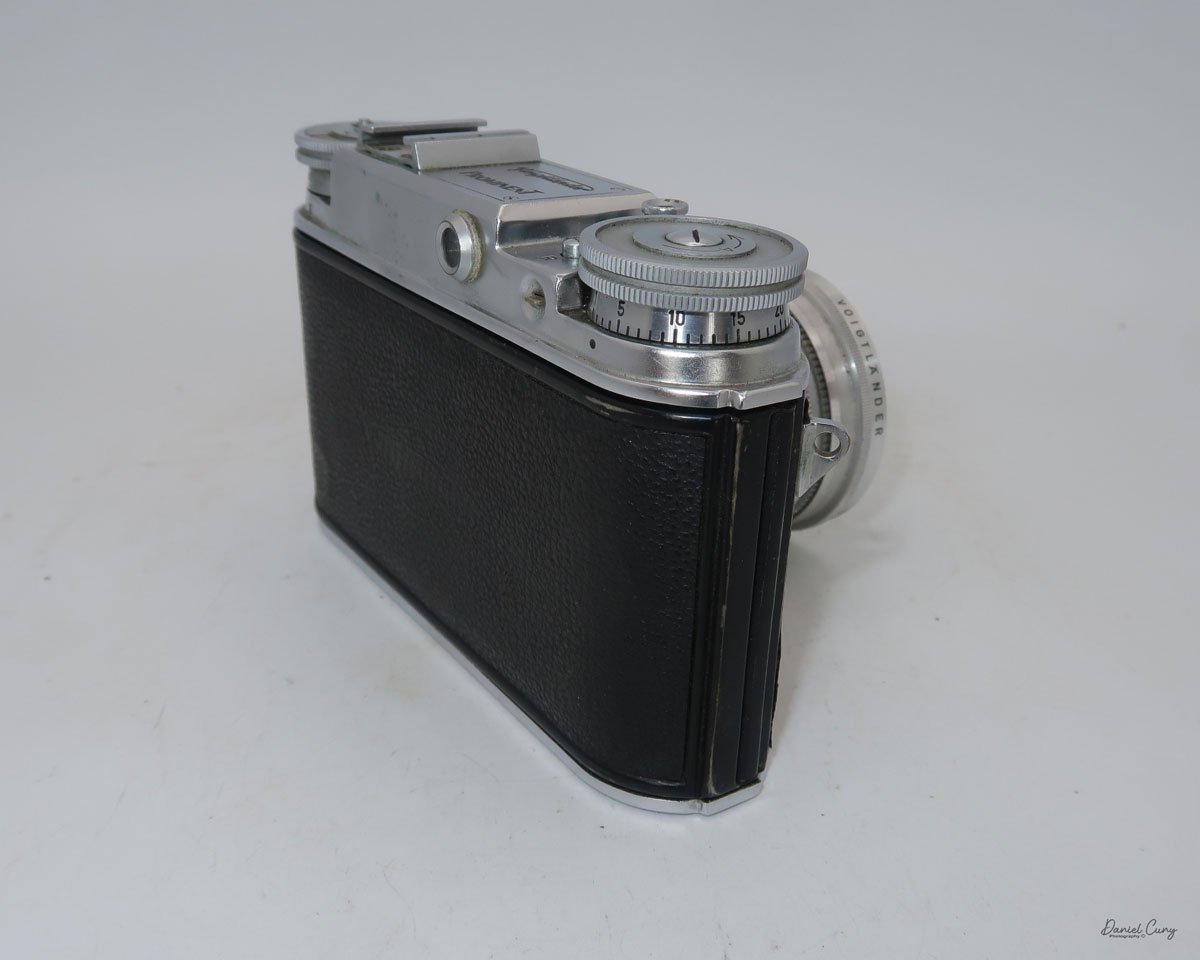 Different angles of the Voigtlander Prominent camera