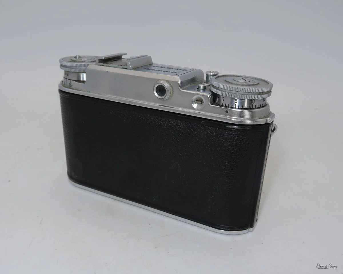 Different angles of the Voigtlander Prominent camera