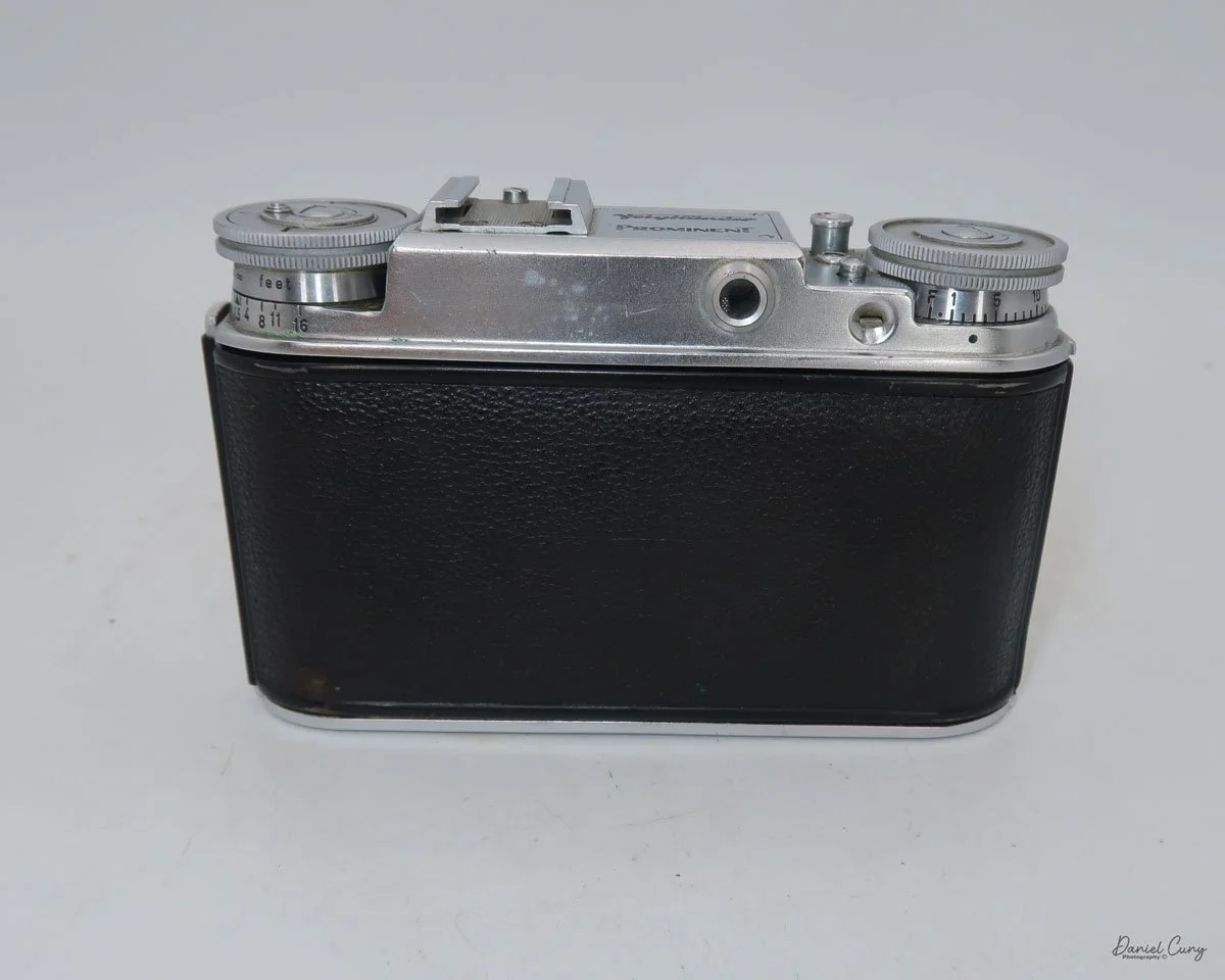 Different angles of the Voigtlander Prominent camera