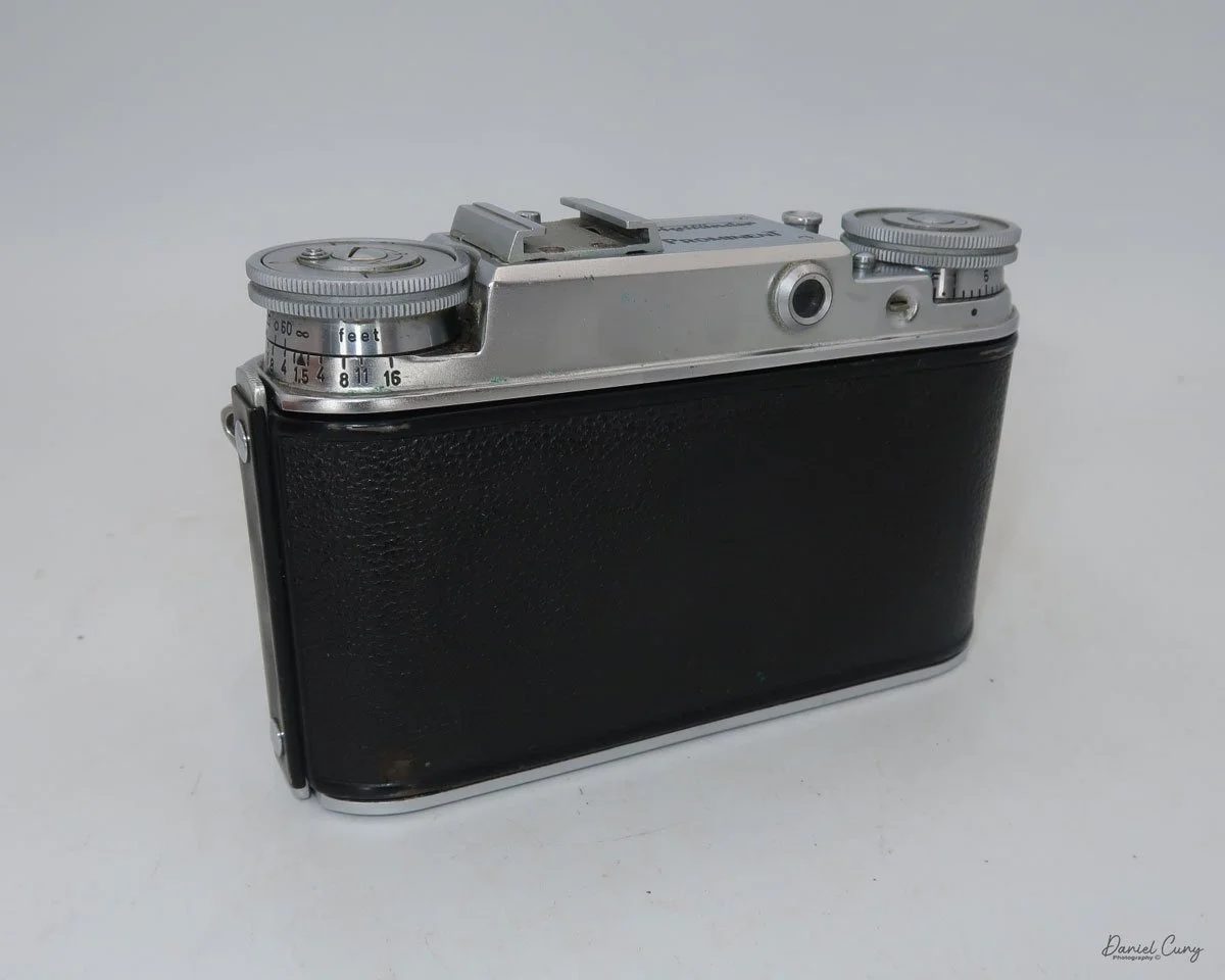 Different angles of the Voigtlander Prominent camera