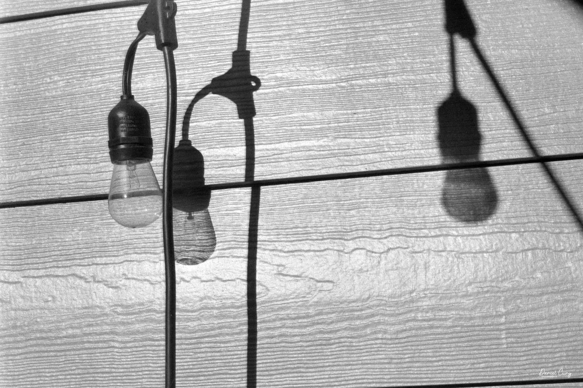Light and shadow.