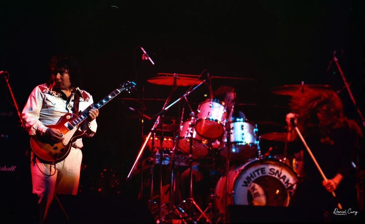 Bernie Marsden, Guitar, Ian Paice, Drums, & David Coverdale.