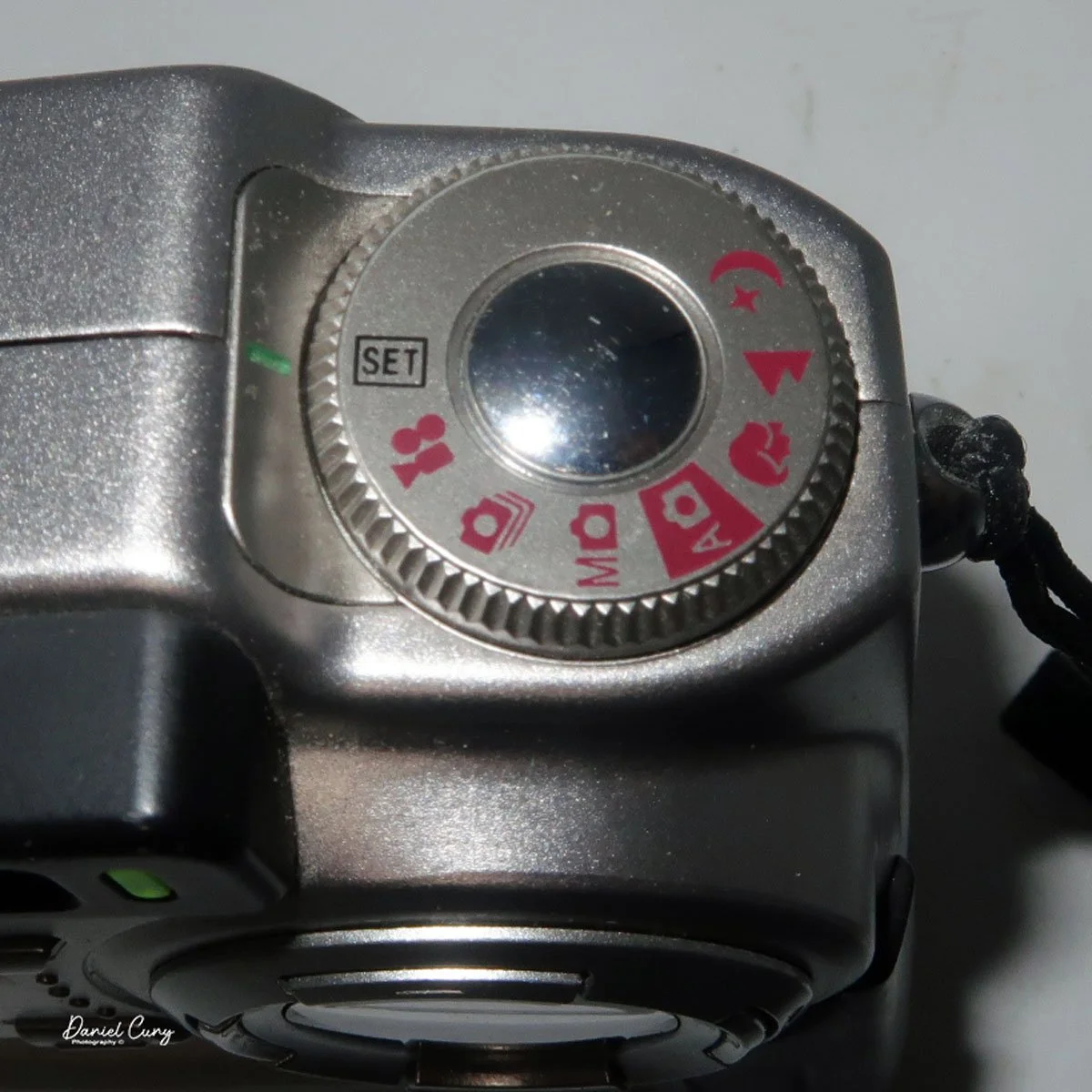 Set setting on Mode dial