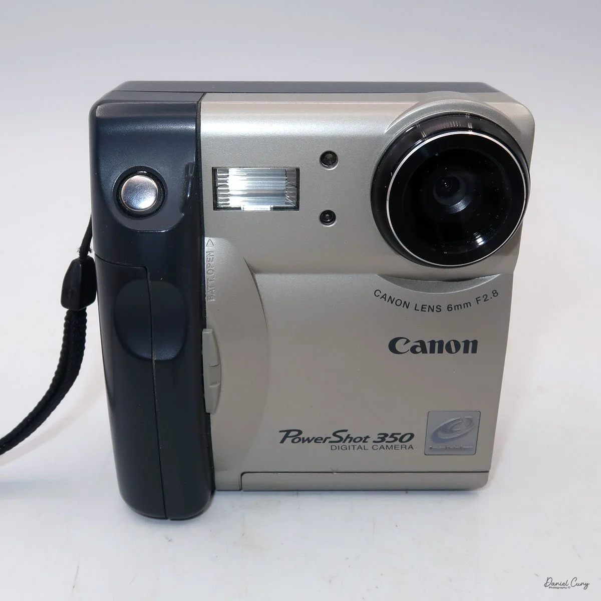Different angles of the Canon PowerShot 350