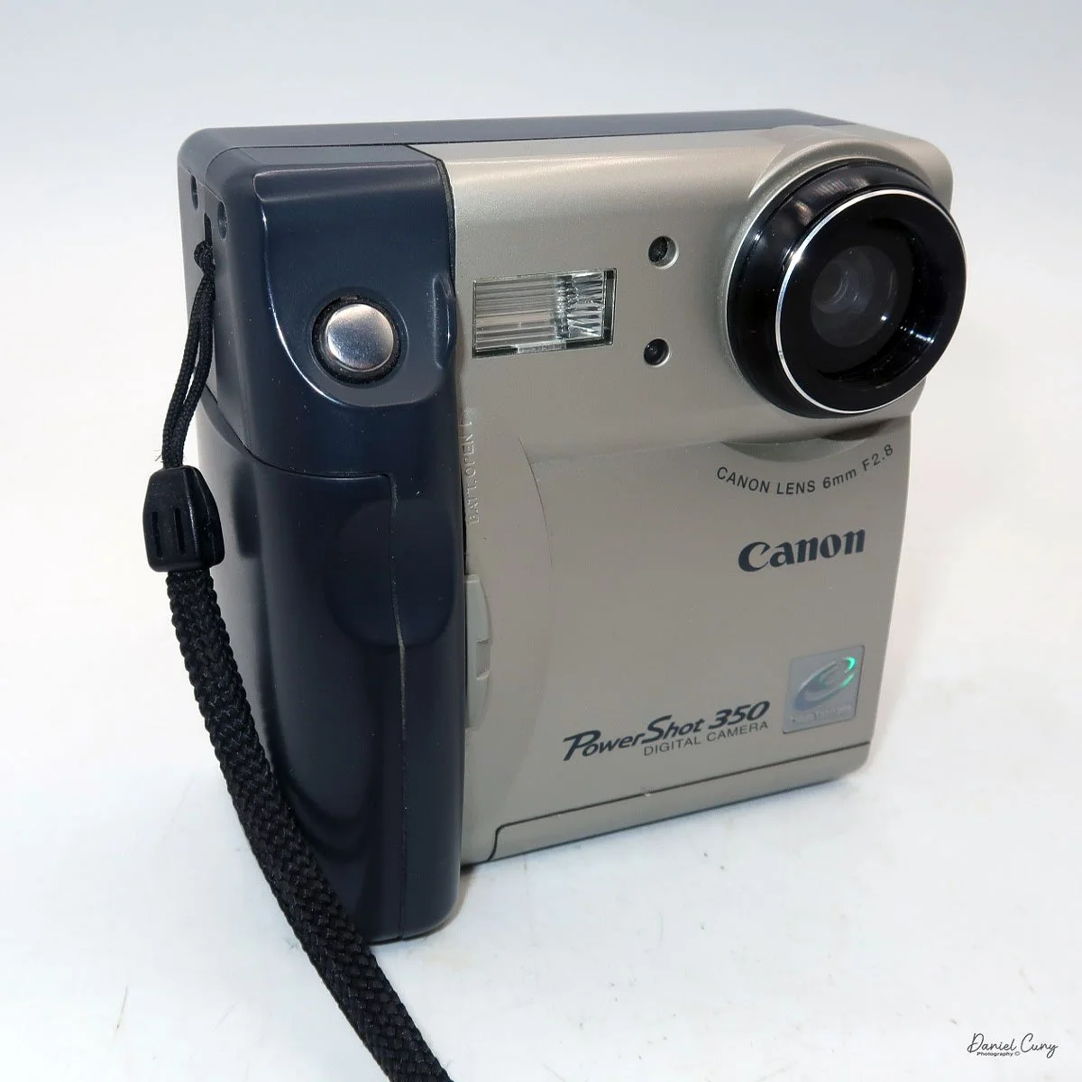 Different angles of the Canon PowerShot 350