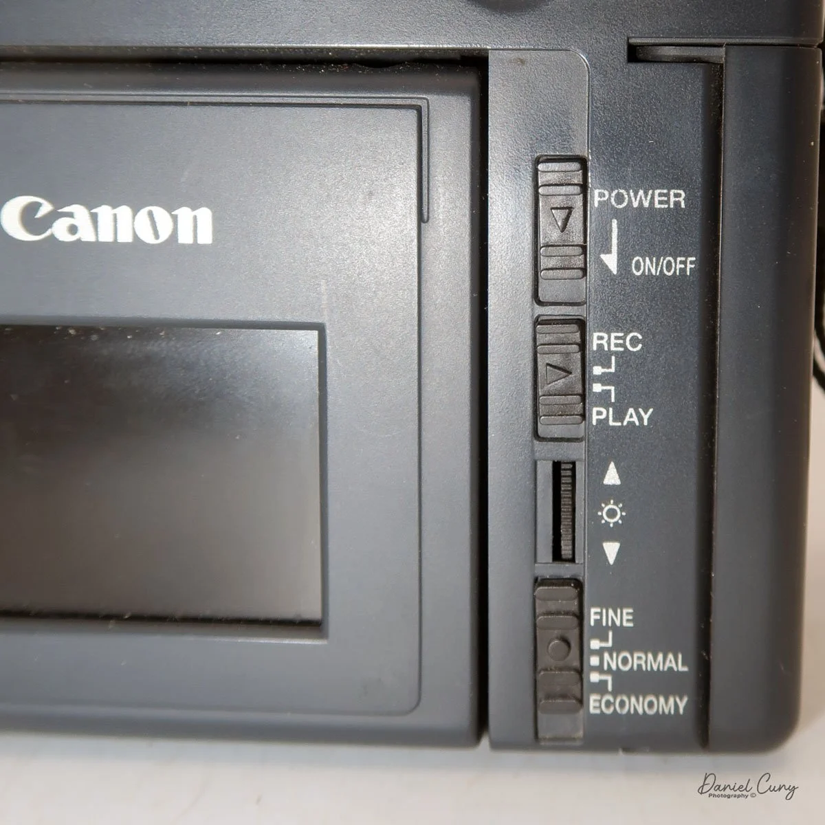 Controls on the back of the camera