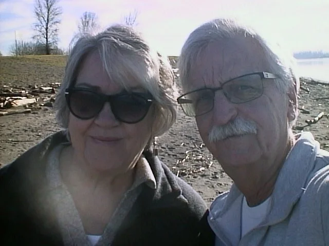 Selfie of my wife and I