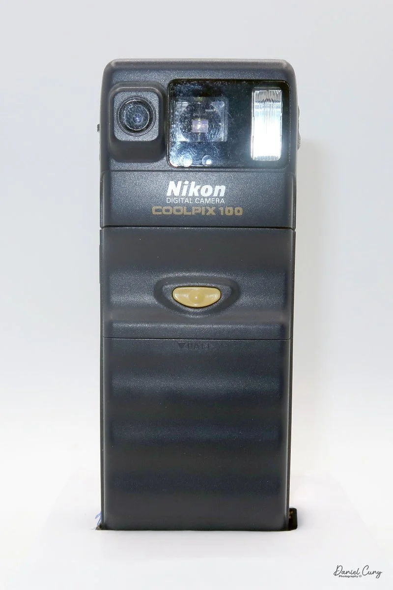 Different angles of the Nikon Coolpix E100