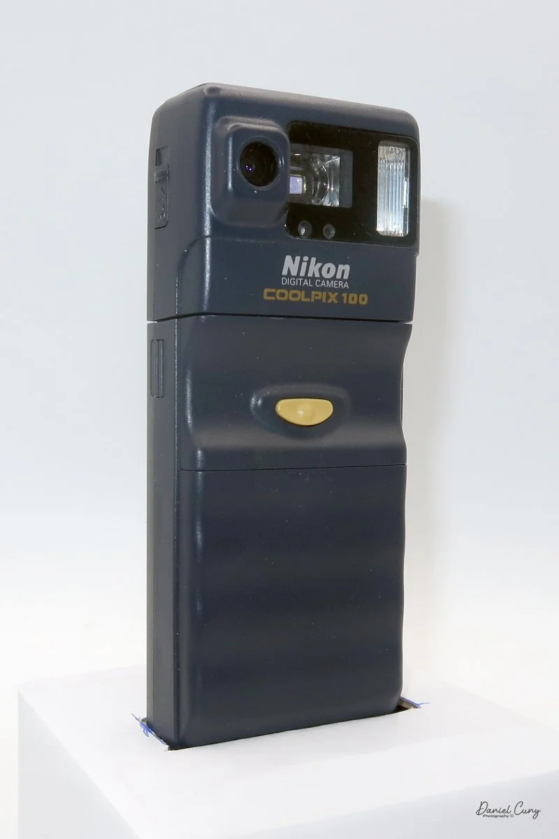 Different angles of the Nikon Coolpix E100