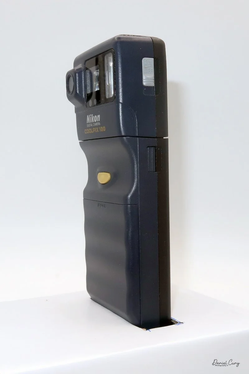 Different angles of the Nikon Coolpix E100