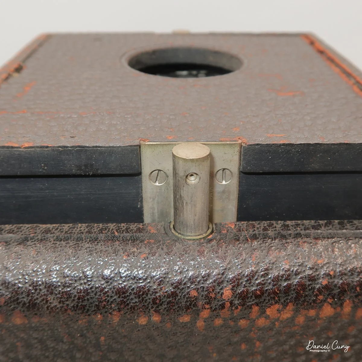 Bottom view of focused on rails.