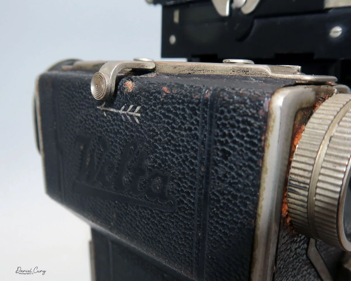 Tab to open film chamber