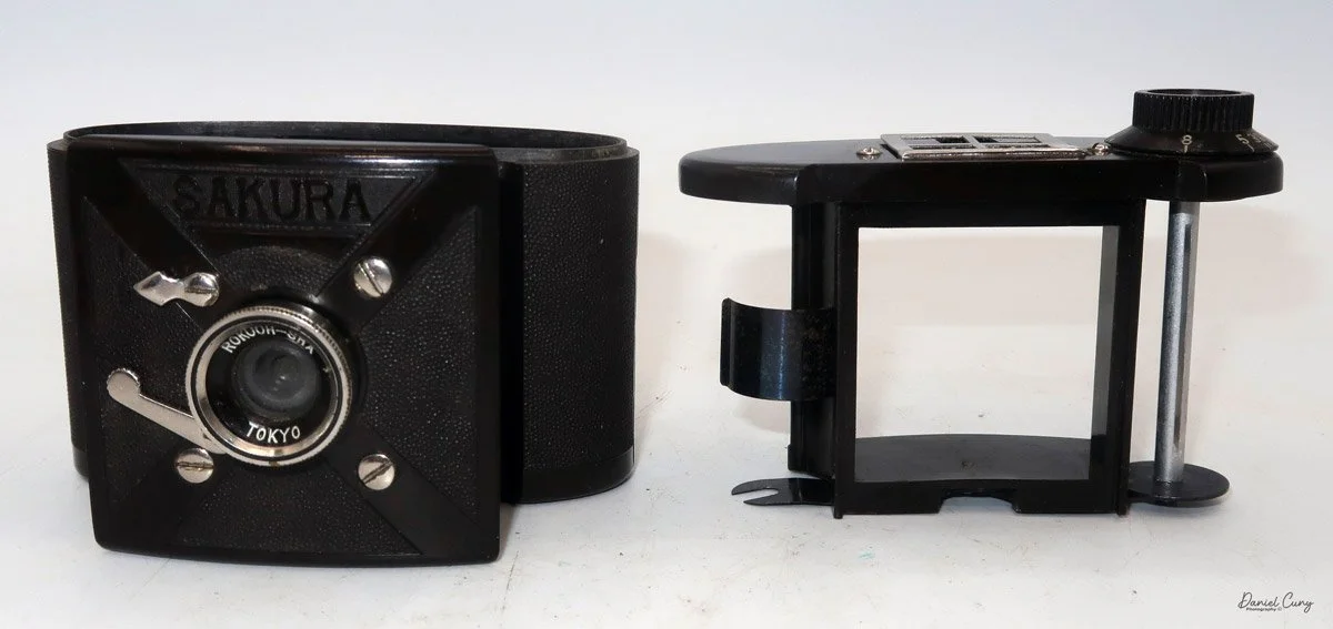 Ready to load film in Sakura camera