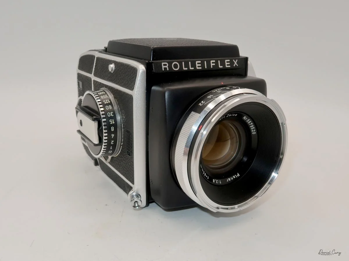 Different angles of the Rolleiflex SL66.